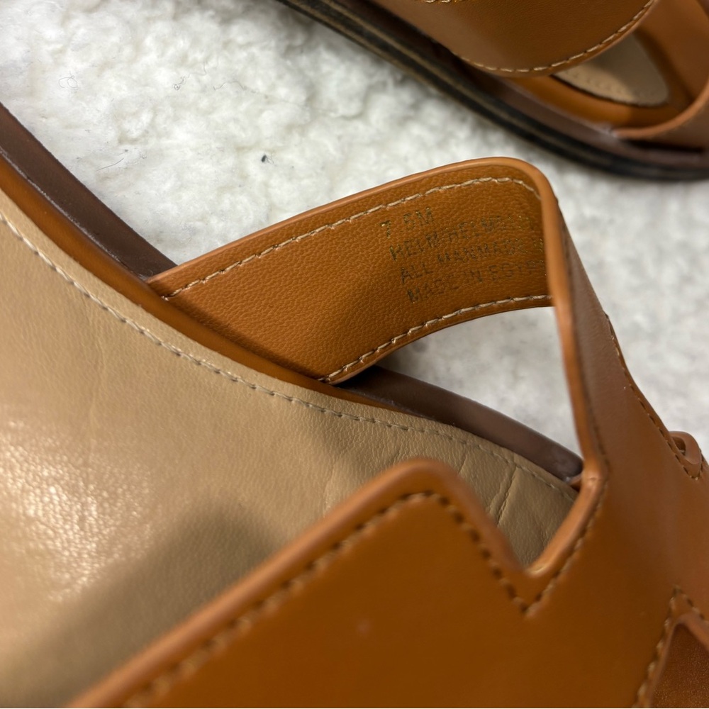 Madden Girl Women Brown Hadyn H-cut Slide Sandals - Picture 6 of 8
